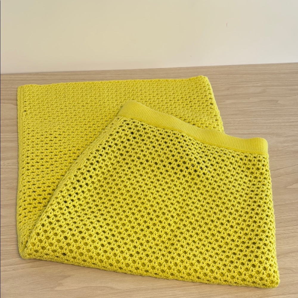 Gabriela Hearst Yellow Knit skirt  NWT